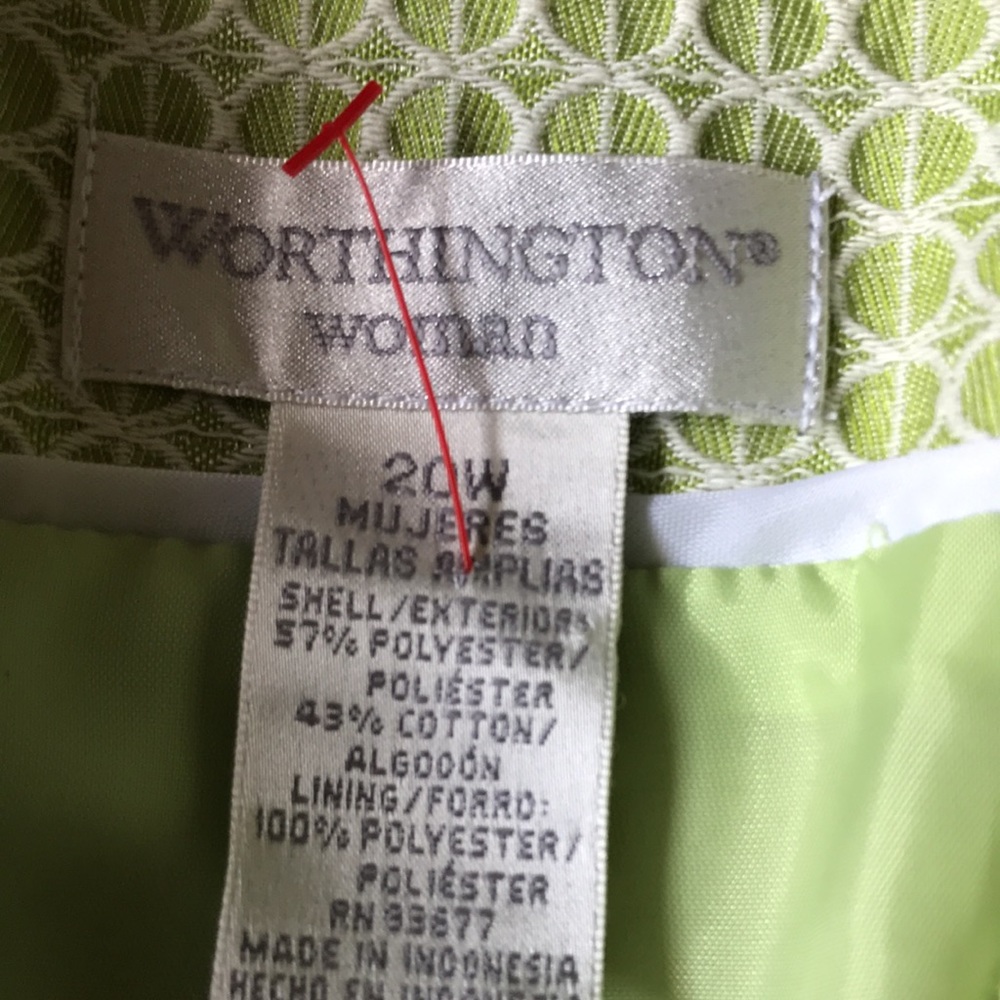 Worthington jacquard or brocade jacket/coat - Picture 7 of 8